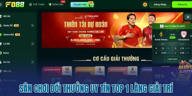 Sân chơi đổi thưởng uy tín top 1 làng giải trí