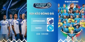 Thứ hạng tại BXH C1 của Copenhagen vs Napoli