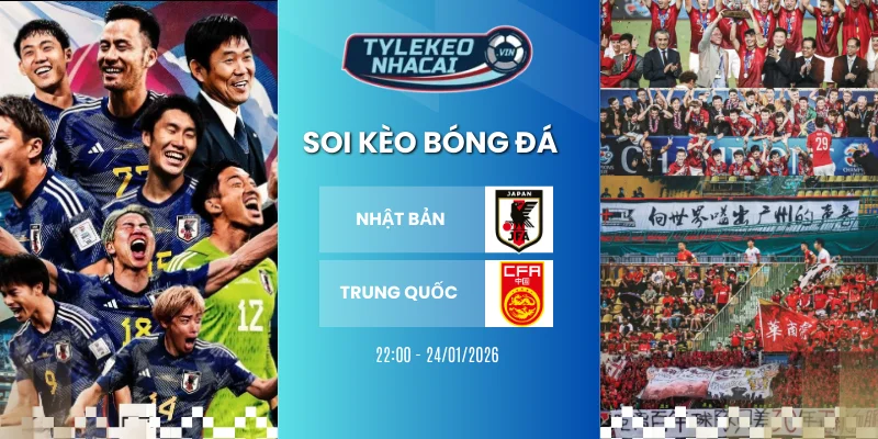 Thống kê Nhật Bản vs Trung Quốc qua các lần đối đầu